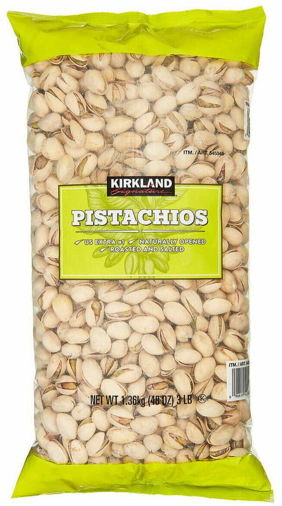 Kirkland Signature California Pistachios US #1 Roasted & Salted 3 Lb