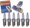 6 Pc DENSO Standard U-Groove Spark Plugs Compatible with Pontiac Aztek 3.4L V6 2001-2003