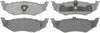 Silver 14D658 Organic Rear Disc Brake Pad Set