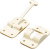 013-084 3-1/2" Colonial White T-Style Door Holdback - Set of 1