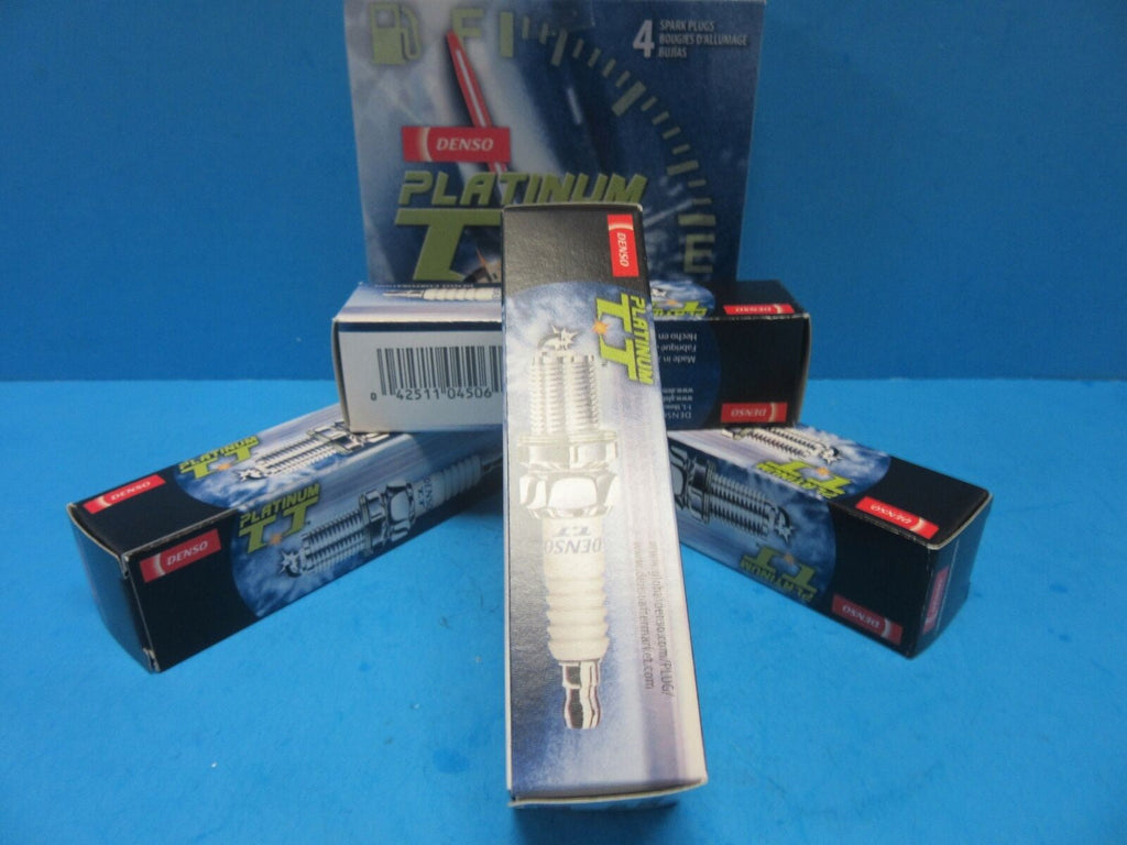 Set of 4 DENSO 4503 Spark Plugs Twin Tip Platinum TT OEM# PK16TT