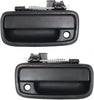 For Toyota Tacoma 1995-2004 Exterior Door Handle Driver and Passenger Side | Pair | Front | Outer | Textured Black | TO1310117, TO1311117 | 615343487366, 6922035020, 615343487465, 6921035020