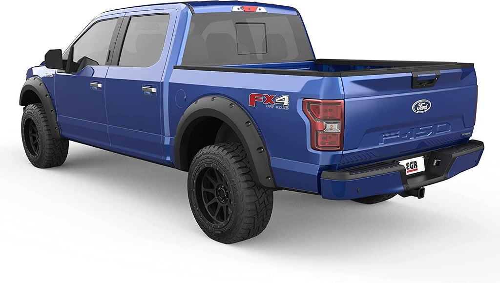 793574 Bolt-On Look Fender Flare Full Set, Matte Black Finish, Compatible with Select Ford F-150 Models