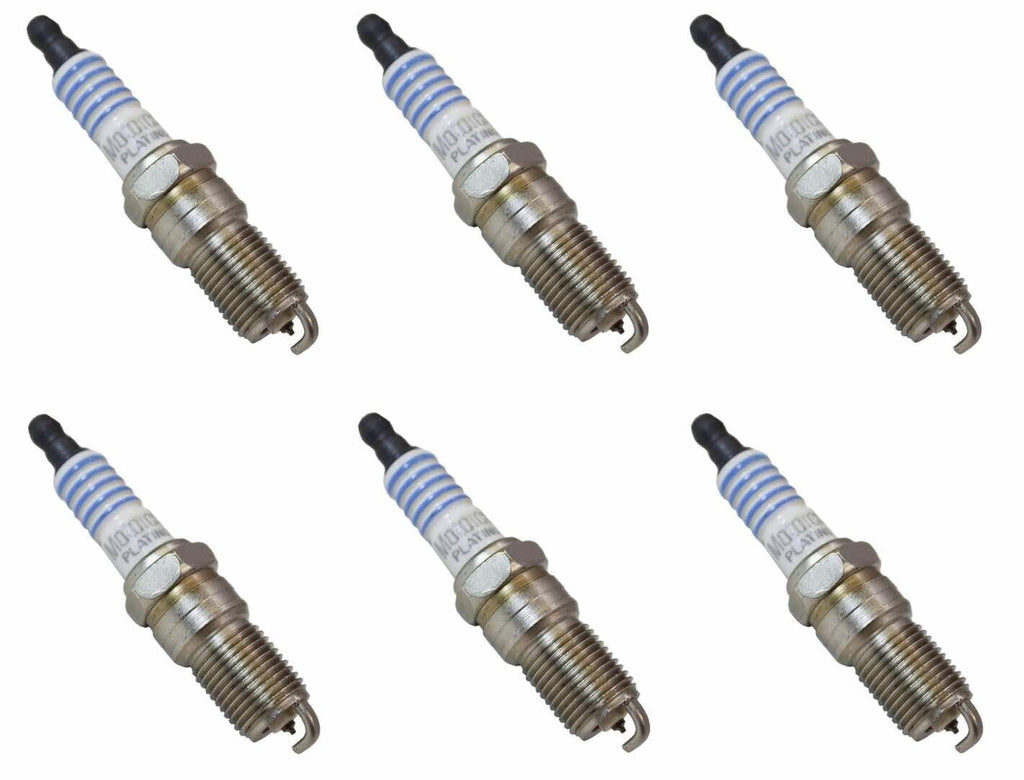 6 Spark Plugs Genuine FORD Motorcraft SP486 OEM # AGSF42FM Finewire V6