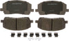 Silver 14D884CHF1 Ceramic Front Disc Brake Pad Set