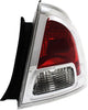 Tail Light Lens and Housing Compatible with 2006-2009 Ford Fusion - CAPA Passenger Side