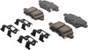 Gold 17D1915CHF1 Ceramic Rear Disc Brake Pad Kit with Clips