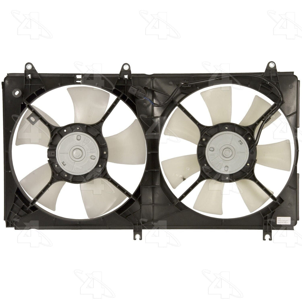 Four Seasons Dual Radiator and Condenser Fan Assembly for 04-10 Galant 76173