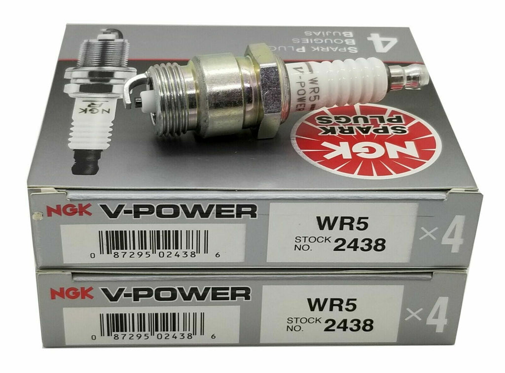 Pack of 8 Plugs NGK WR5 2438 V-POWER Resistor PREMIUM SPARK PLUGS Kit