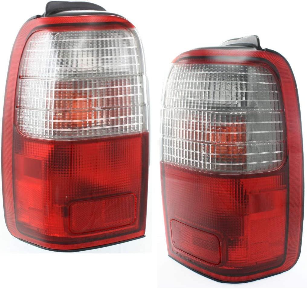 : for 1997 1998 1999 2000 Toyota 4Runner Tail Light Assembly Driver and Passenger Side W/Bulbs - Replaces TO2800123 TO2801123 | 81560-35121, 81550-35121 (Vehicle Trim: from 01/1997)