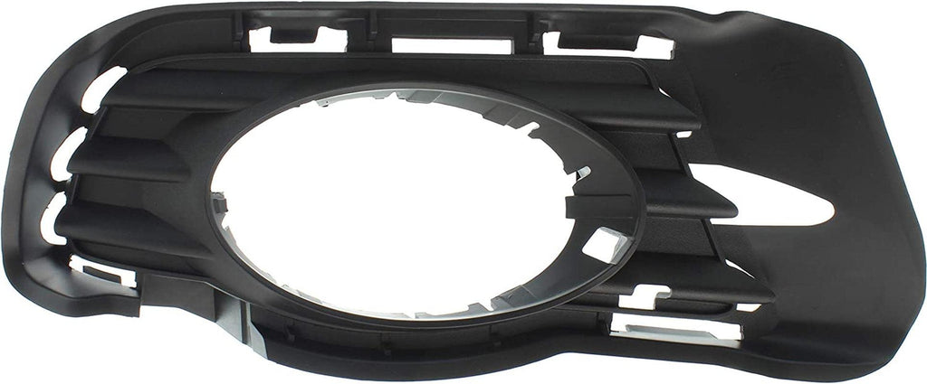 Front Fog Lamp Molding Compatible with 2008-2009 Mercedes Benz C230, Fits 2008-2011 Mercedes Benz C300, Mercedes Benz C350 Passenger Side Primed with HID Headlights