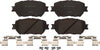 Gold 17D908CHF1 Ceramic Front Disc Brake Pad Set