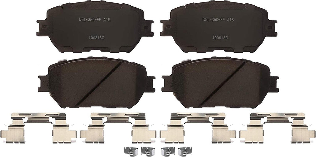 Gold 17D908CHF1 Ceramic Front Disc Brake Pad Set