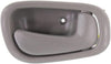 for Toyota Corolla 1999-2002 Interior Door Handle Passenger Side Front/Rear Gray | Replacement for GM1353138 | 94859665