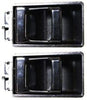 Interior Door Handle Set Compatible with 1986-1994 Nissan D21, Fits 1995-1997 Nissan Pickup Front, Driver and Passenger Side Black