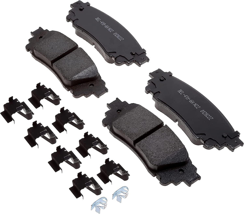 Gold 17D1805CHF1 Ceramic Rear Disc Brake Pad Set