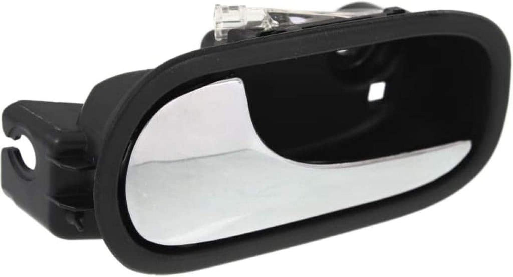 for Chevy Malibu Interior Door Handle Front Driver Side Black Bezel with Chrome Lever 2008-2012 | Trim:All Submodels