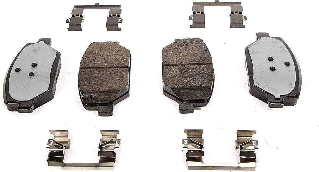 GM Genuine Parts 171-1166 Front Disc Brake Pad Set with Clips