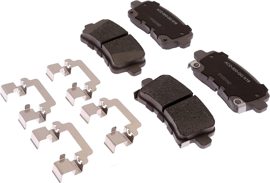 Advantage 14D1430CHF1 Ceramic Rear Disc Brake Pad Set with Clips