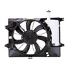 622580 Dual Radiator and Condenser Fan Assembly for Hyundai 25380-3X000 Bl