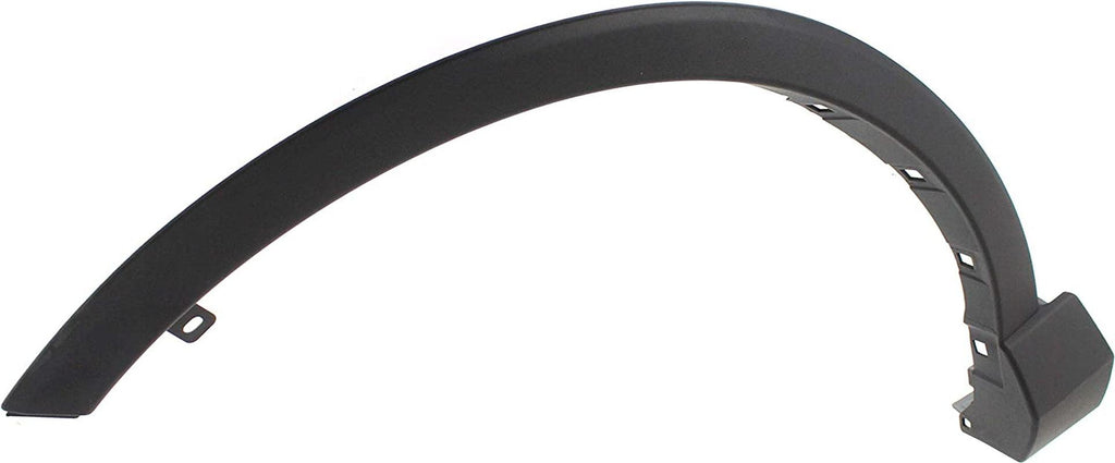 Evan-Fischer Aftermarket Front Fender Trim Compatible with 2016-2018 Toyota RAV4 Plastic Driver Side