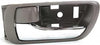 for Toyota Camry Interior Door Handle Front or Rear, Driver Side Brown Bezel with Chrome Lever (2002-2006) | with Door Lock Button| Trim:All Submodels