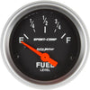 3319 Gauge Fuel Level (Sport-Comp 2 1/16", 73Ωe to 10Ωf(Aftermarket Linear), Elec, Sport-Comp)