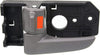 Interior Door Handle Compatible with Spectra / Spectra5 04-09 Front Right and Left Side inside Deep Gray Plastic