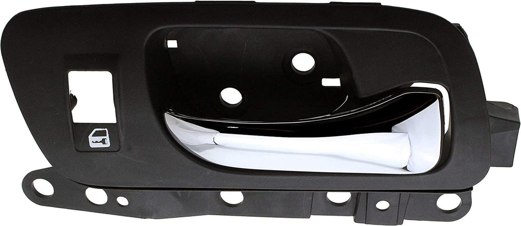 Dorman 96452 Front Passenger Side Interior Door Handle Compatible with Select Acura Models, Black; Chrome