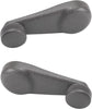 Front Rear Window Crank Handle Gray Pair for Chevy GMC Isuzu New