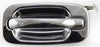 for Chevy Silverado 1500 Exterior Door Handle Rear Driver Side Chrome 2004-2006| Trim: LS/LT/Z71