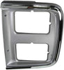 Chrome Headlight Trim Bezel for Dual Headlights Pair Set for 85-91 GMC Chevy Van