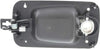 for International 4300 Exterior Door Handle Front, Passenger Side Black Bezel with Chrome Lever (2008-2012) | with Key Hole| Trim: Base