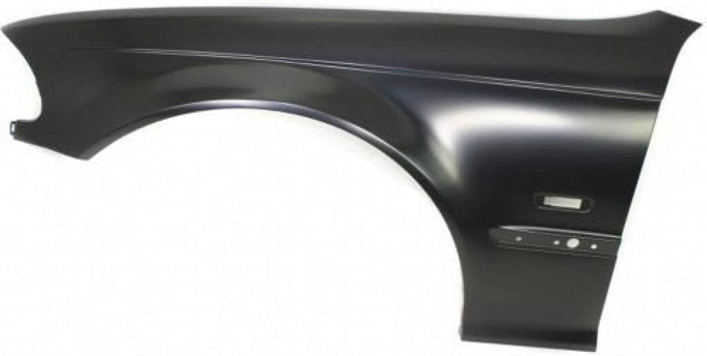 For BMW 320I 2001 Front Fender Driver Side | with Turn Signal Light Hole | Replacement for 41358240405, BM1240122 | Trim: Base