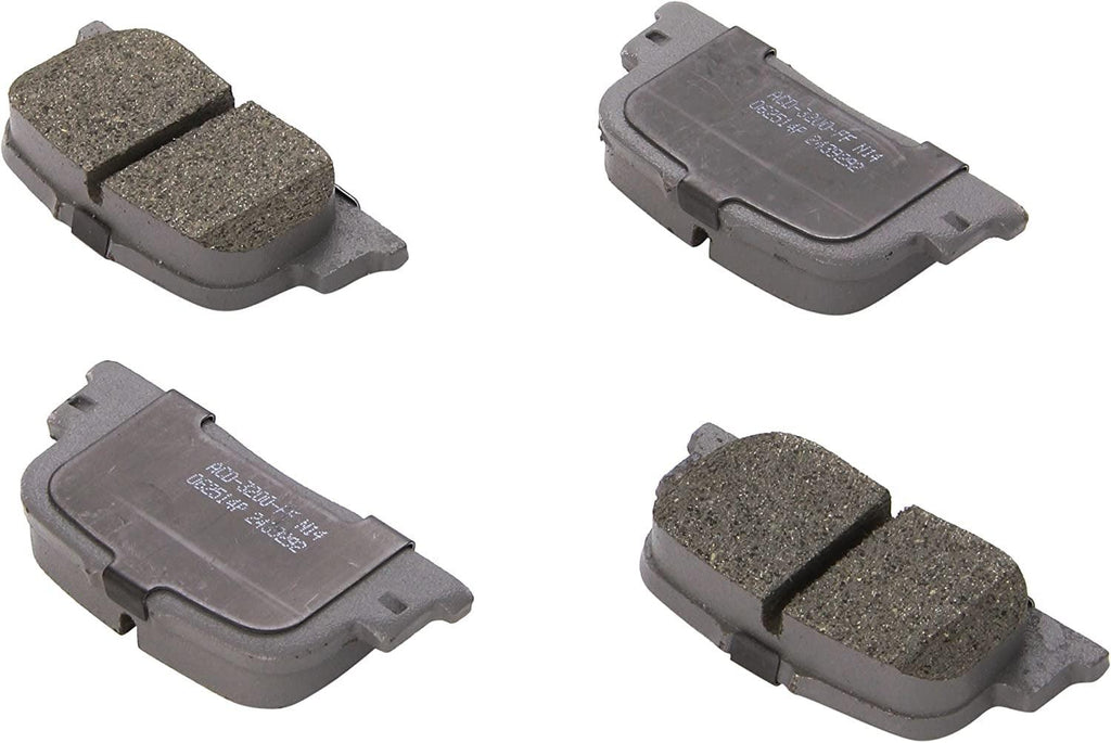 Silver 14D835CH Ceramic Rear Disc Brake Pad Set