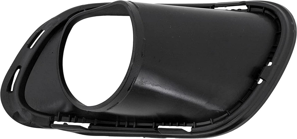 Front, Driver Side Fog Light Trim Compatible with 2014-2018 Jeep Cherokee Textured Blackfog Light Bezel - CH1038224