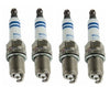 Spark Plug Platinum OEM Bosch for Acura RSX Honda Accord Civic CRV Fit X4Pcs