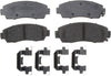 Gold 17D1089CH Ceramic Front Disc Brake Pad Set