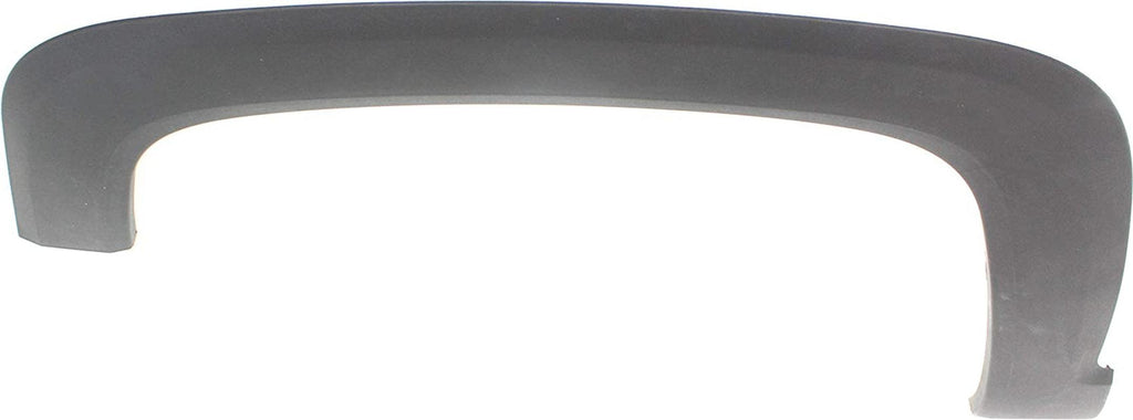 Front, Driver Side Fender Trim Compatible with 2015-2022 Jeep Renegade Plastic, Textured Dark Gray - CH1290113