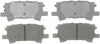 Silver 14D996M Semi-Metallic Rear Disc Brake Pad Set