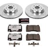 K7777-26 Front Z26 Carbon Fiber Brake Pads with Drilled & Slotted Brake Rotors Kit