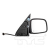 TYC Door Mirror for 02-07 Jeep Liberty 4140041