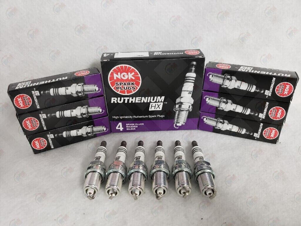 NGK RUTHENIUM HX Spark Plugs FR6BHXS 95159 Set of 6