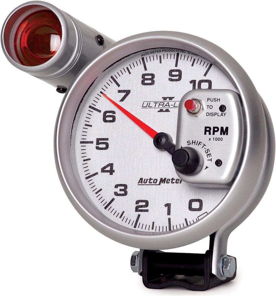 4999 Ultra-Lite II 5" 10000 RPM Pedestal Mount Shift-Lite Tachometer