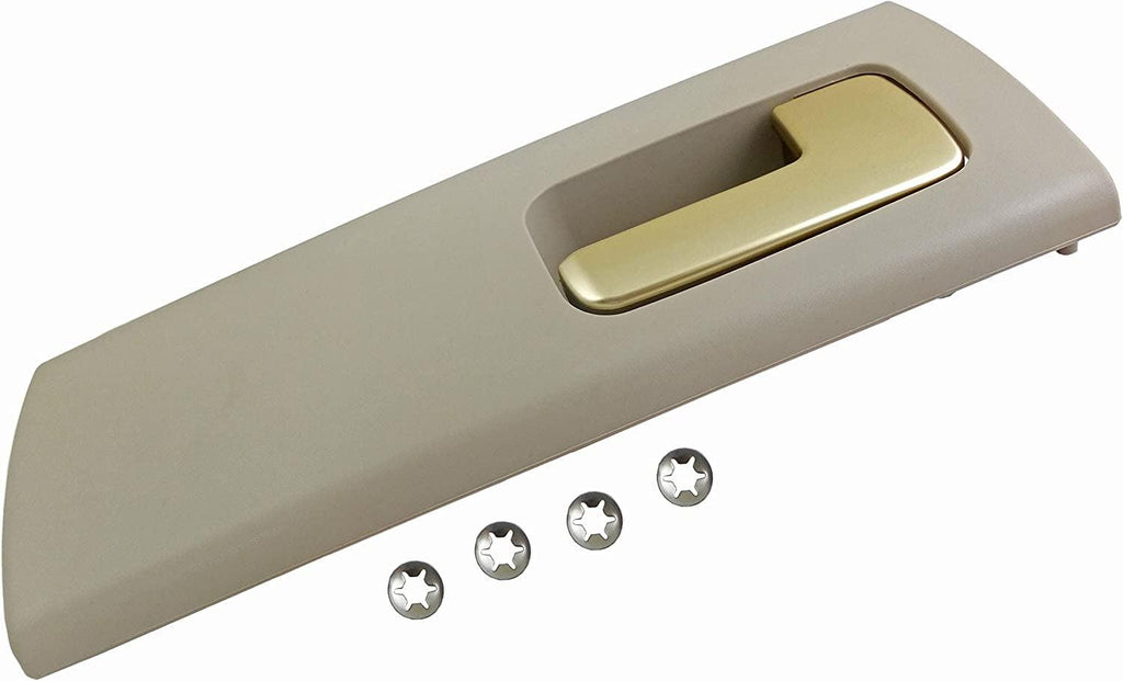 Dorman 80477 Rear Passenger Side Interior Door Handle Compatible with Select Lincoln Models, Beige; Chrome