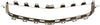 Grille Set of 2 Compatible with 2008-2012 Chevrolet Malibu Paintable Shell and Insert Plastic Lower