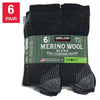 Men'S Merino Wool Blend Sock by Kirkland Signature , 6-Pair, Made in the USA