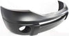 Front Bumper Cover Compatible with 2006-2008 Dodge Ram 1500, Fits 2006-2009 Dodge Ram 2500 Primed, with License Plate Provision and Fog Light Holes CAPA