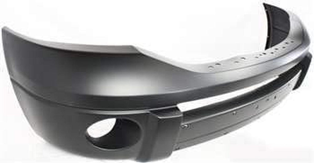 Front Bumper Cover Compatible with 2006-2008 Dodge Ram 1500, Fits 2006-2009 Dodge Ram 2500 Primed, with License Plate Provision and Fog Light Holes CAPA