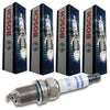 Set of 4 VW AUDI 2.0L Turbo Genuine BOSCH SPARK PLUGS 2.0T Platinum / Iridium